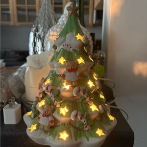 Ceramic Christmas Tree with Lights